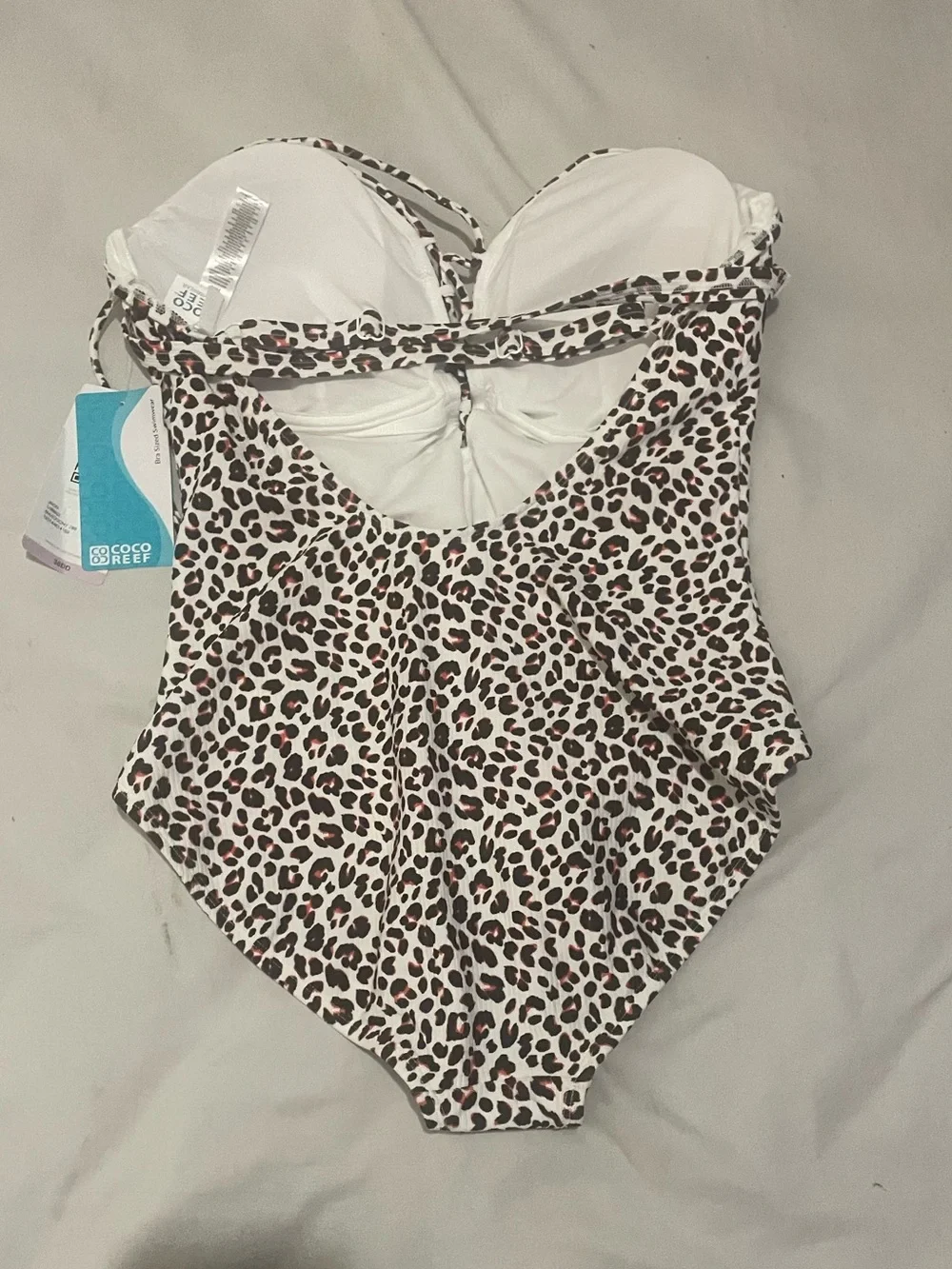 NWT Coco Reef leopard print one-piece - Picture 2 of 4
